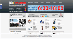 Desktop Screenshot of matbud.pl