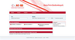 Desktop Screenshot of bazafirm.matbud.pl